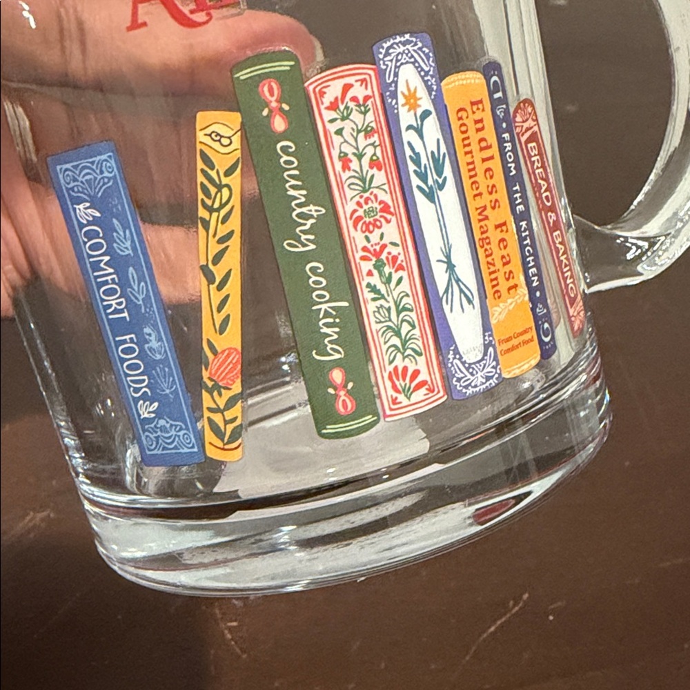 Kirklands Booked All Week Glass Mug - Picture 3 of 5